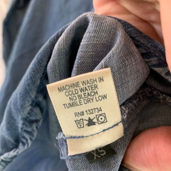 Anthro Cloth & Stone High-Low Pullover Shirt Sz XS - Picture 4 of 8